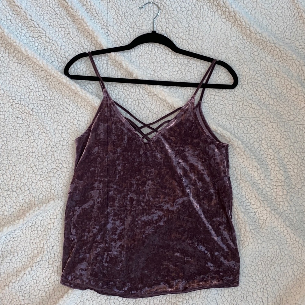 AE Velvet Tank-top